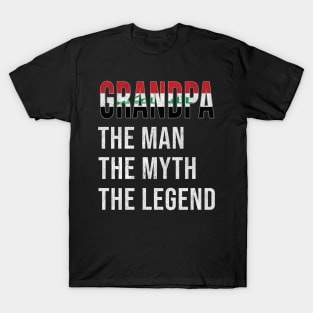 Grand Father Iraqi Grandpa The Man The Myth The Legend - Gift for Iraqi Dad With Roots From  Iraq T-Shirt